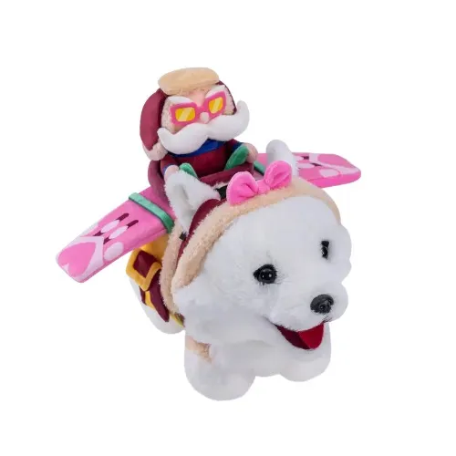 Pluszowy Corgi Corki w Barwie różowego kwarcu | Sklep Riot Games