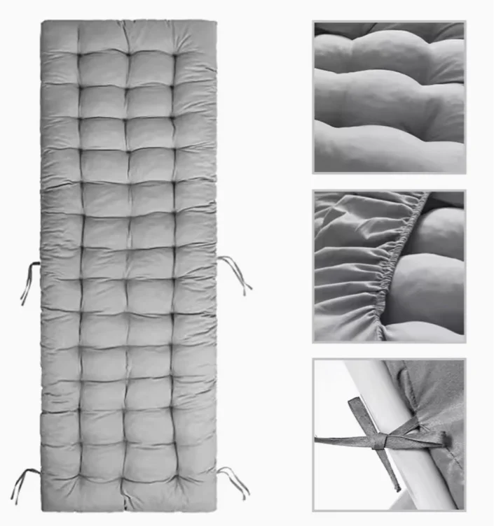Sun lounger cushion