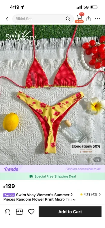 Reversible bikini