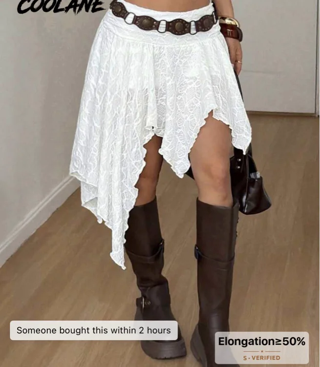 White skirt