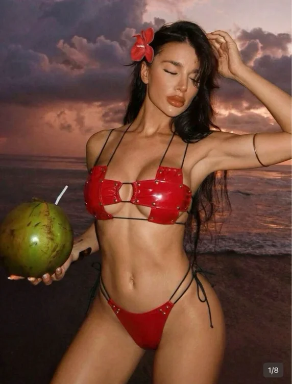 Red Cross bikini 👙 