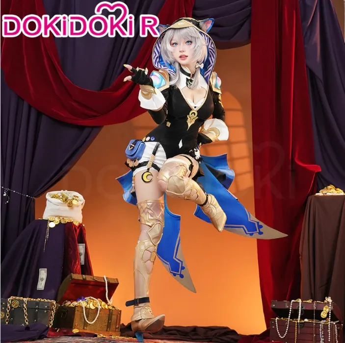 DokiDoki-R Game Honkai: Star Rail Cosplay Cipher Costume + Wig + shipping