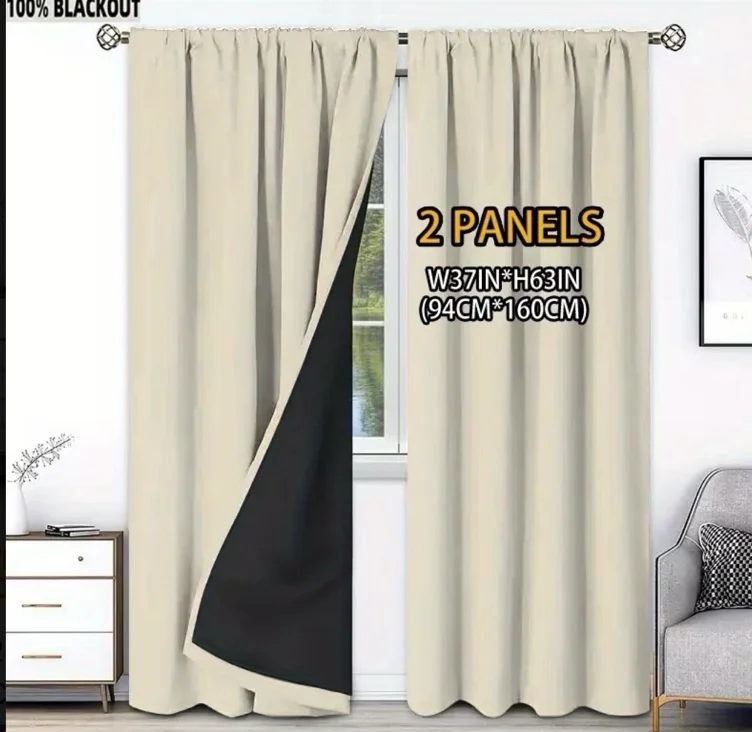 Black out curtains 