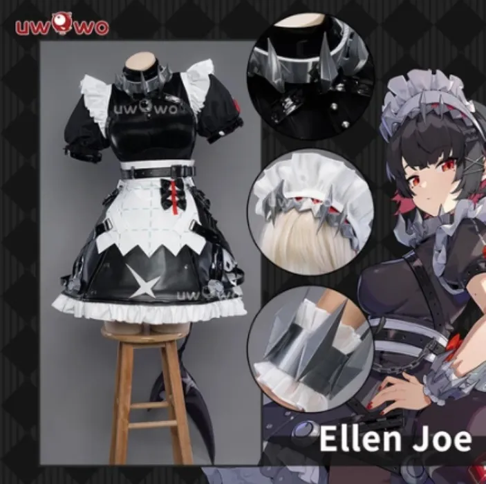Uwowo Game Zenless Zone Zero/ZZZ Ellen Joe Maid Cosplay