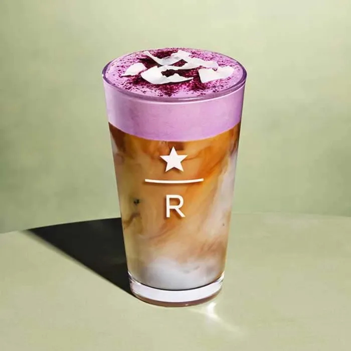 Iced Ube Coconut Latte