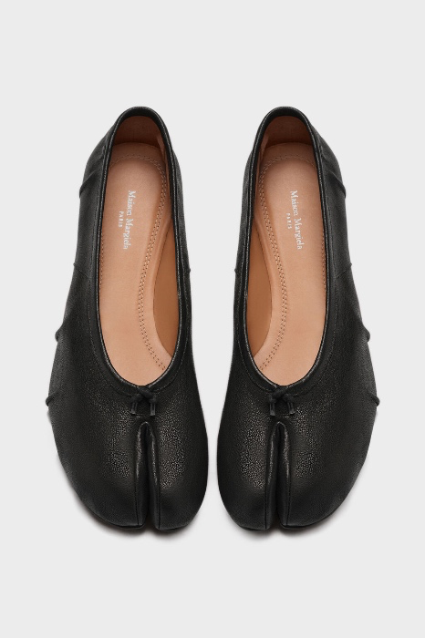 Maison Margiela leather TABI BALLERINA