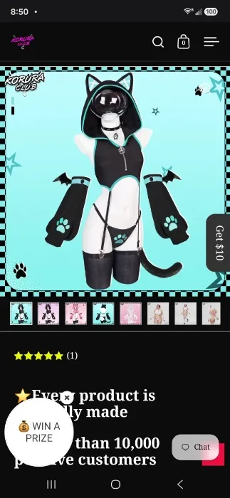 Cat Cosplay lingerie