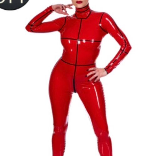 Latex suit