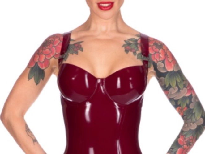 Latex dress 