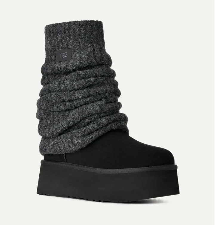 Mini Dipper Legwarmer UGGs - BLACK 