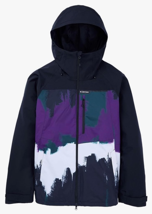 Burton - Giacca Da Sci/Snow Lodgepole True Black/Forest Chalk Uomo - Nero - XS - Nero