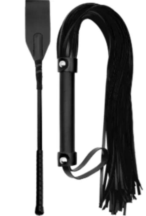 Faux Leather Riding Crop or Paddle