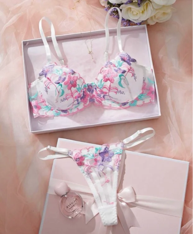 Floral Pastel Lingerie  