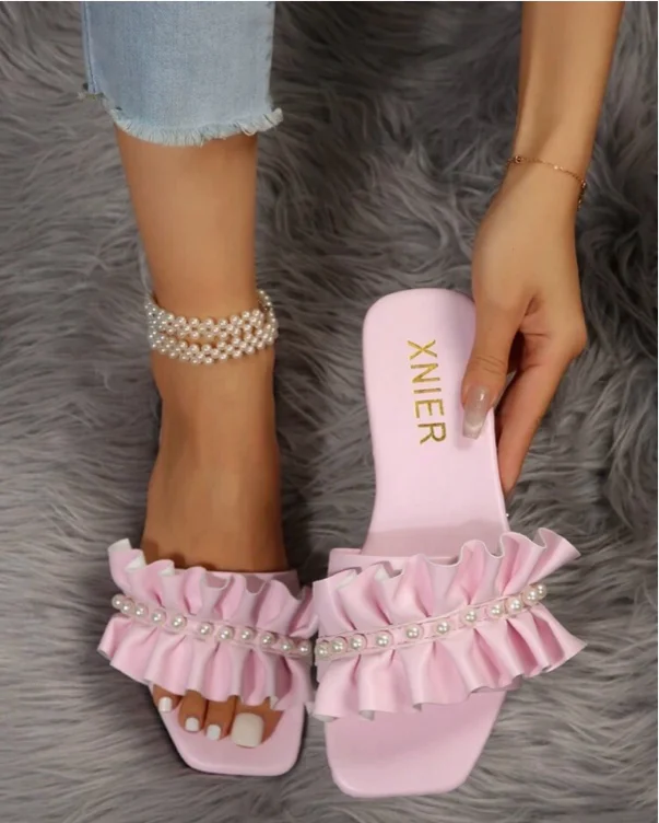 Pink Pearl Sandals 