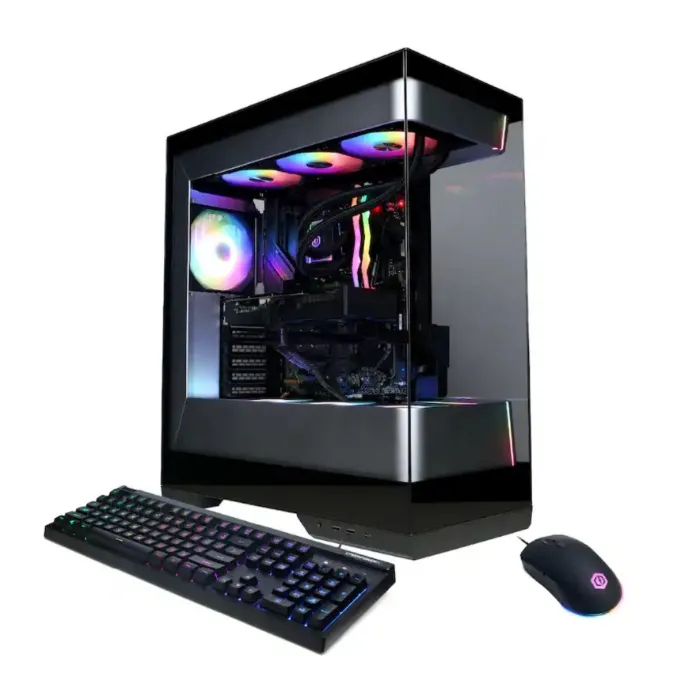 CyberPowerPC - Gaming Desktop - AMD Ryzen 7 7800X3D - AMD Radeon RX 9070 XT 16GB - 32GB DDR5 - 2TB PCIe 4.0 SSD - Black