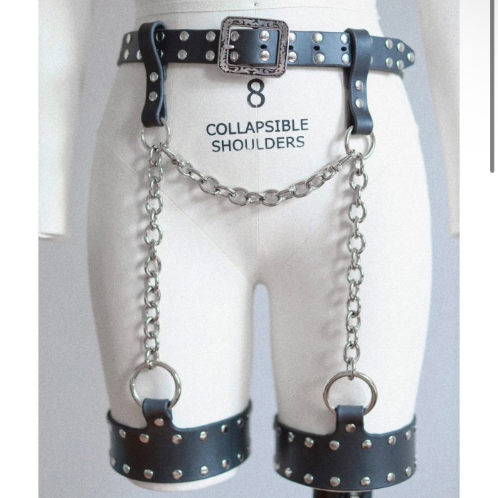 Dante Leather Garter