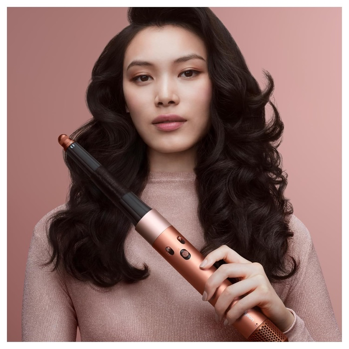 Dyson Airwrap i.d.™ Multi-Styler, Allure Winner, Bluetooth Connected, No Heat Damage, 6-in-1 Versatility, Intelligent Hair Styler - Complete Long for Straight to Wavy Hair - Ceramic Pink