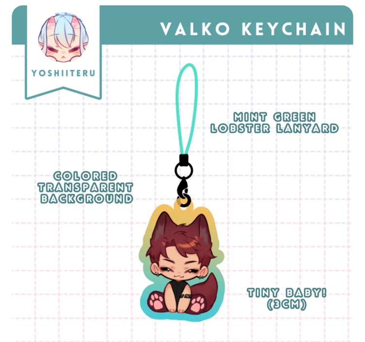LADS | Valko | Mini Keychain by yoshiiteru - ACGGOODS