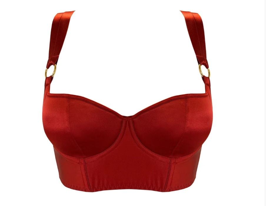 Bordelle Silk Longline Bodice Bra