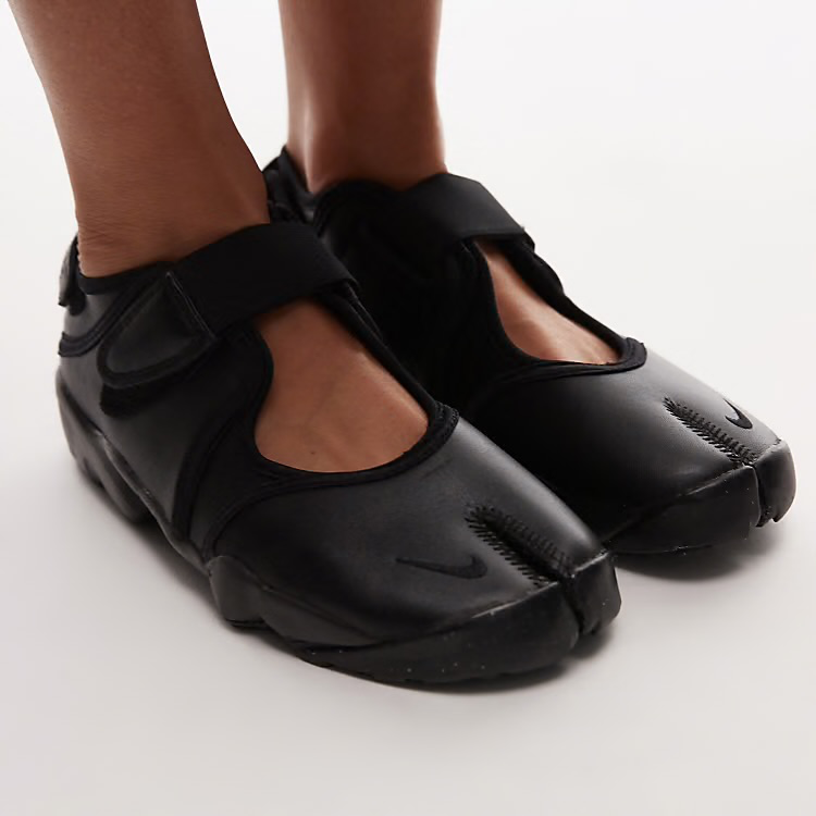 Nike Air Rift Leather Triple Black (Women's)