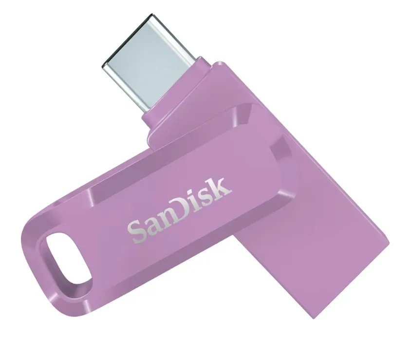 SanDisk Ultra 128 GB Dual Type-C USB 3.1 Flash Drive, Silver - 128GB - Traditional - USB-A to USB-C