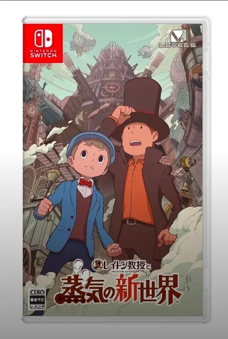 Professor Layton and the New World of Steam (Switch Import from Japan)