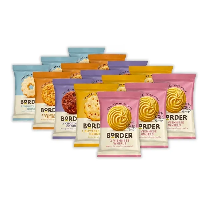Border Biscuits Variety Bundle I Set of 15 x 2 pack Biscuits (3 Packs of 5 Different Varieties, Individually Wrapped) (15 Packs Total) | 3 Packs of 5 Different Varieties : Amazon.co.uk: Grocery