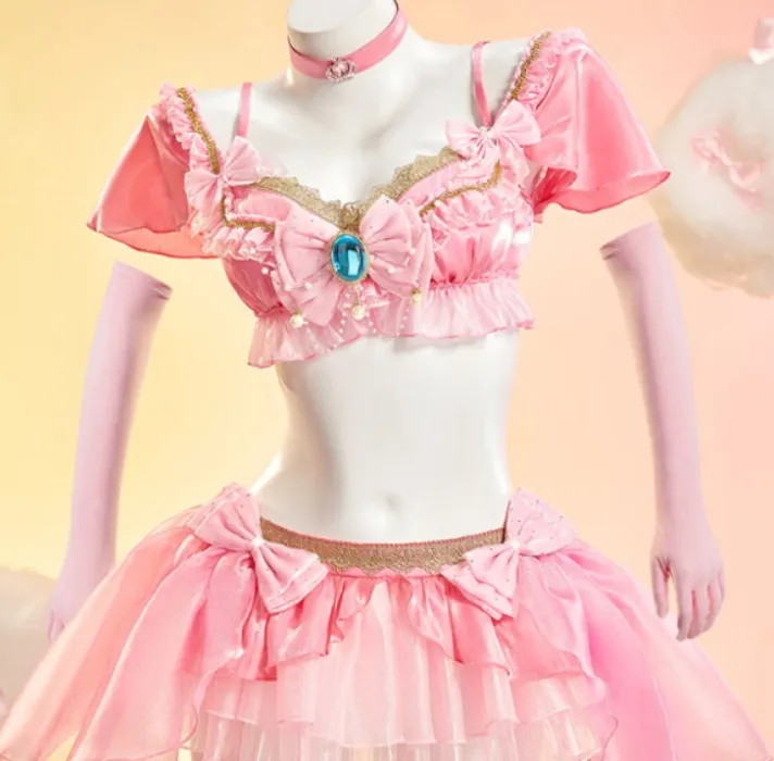 Princess Peach  Cosplay Costume 