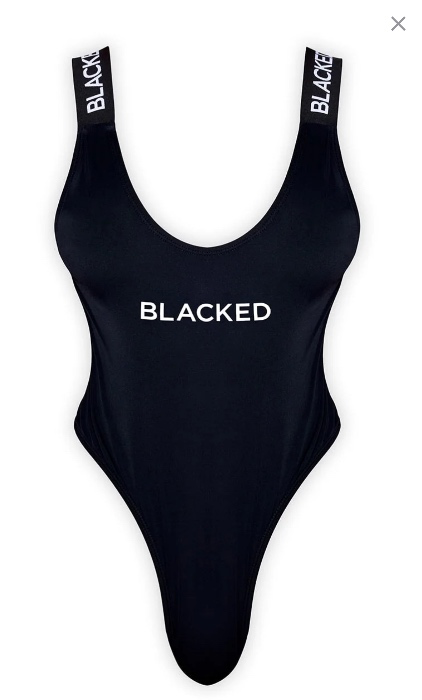 Blacked one-piece