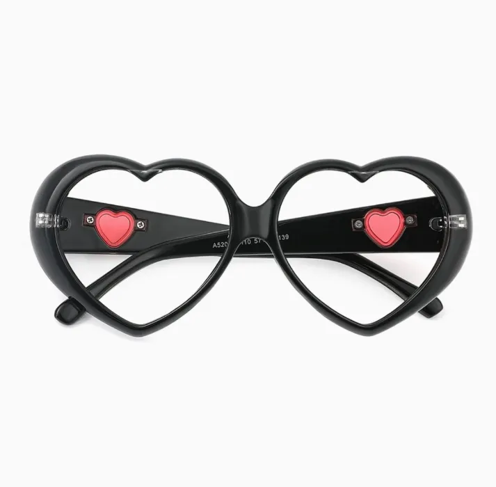 Black Heart Balance  Eyeglasses | WhereLight