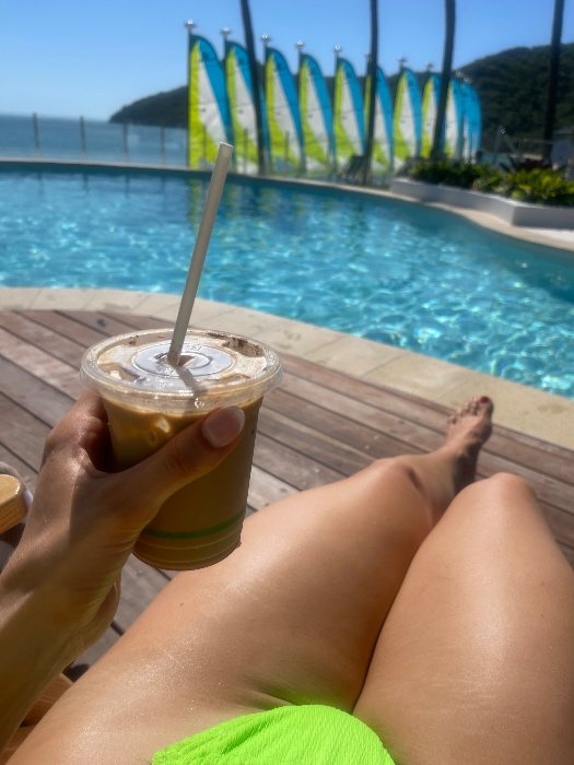 Iced Chai Soya Latte on Hamilton Island