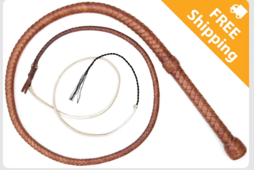 Traditional Short Handle bullwhips by MidWestWhips | Classic American