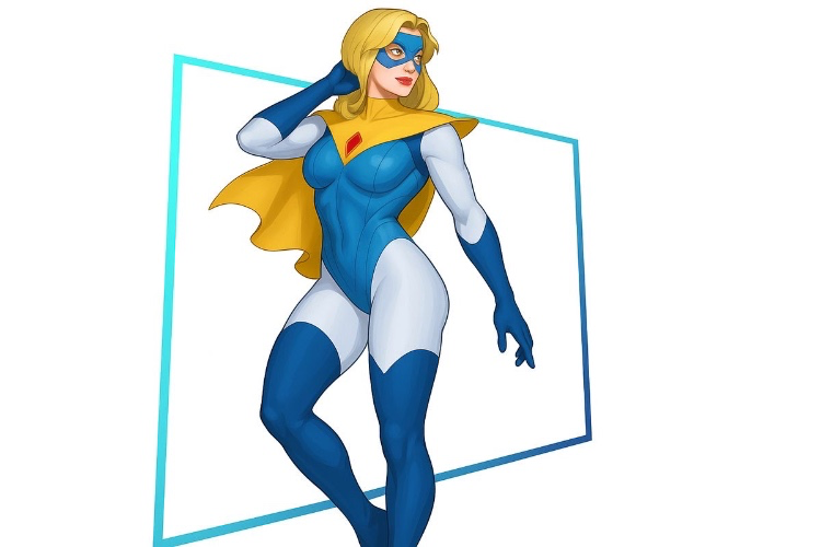 blonde blazer cosplay