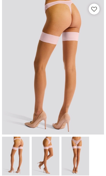 Plain Top Hold Ups - Black | Ann Summers