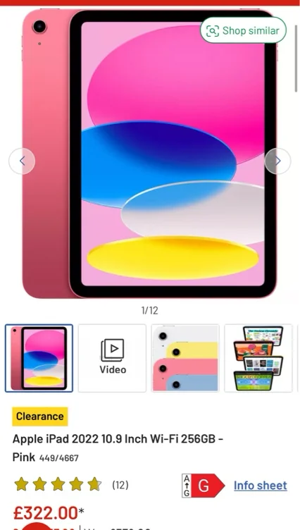 Pink iPad 