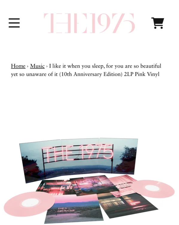 1975 10 year anniversary album