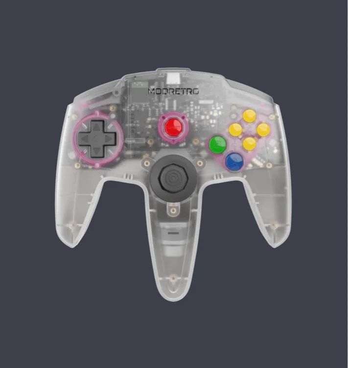 Mod Retro M64 Pro Controller Clear 
