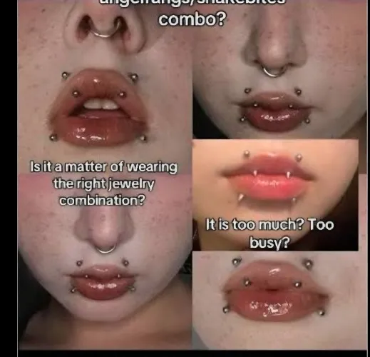 Piercing angel fangs hihi