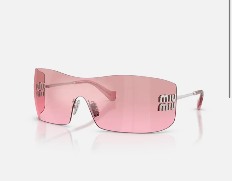 Miu Miu pink sunglasses