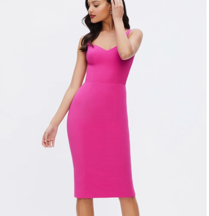 Nicole Sweetheart Neck Cocktail Dress