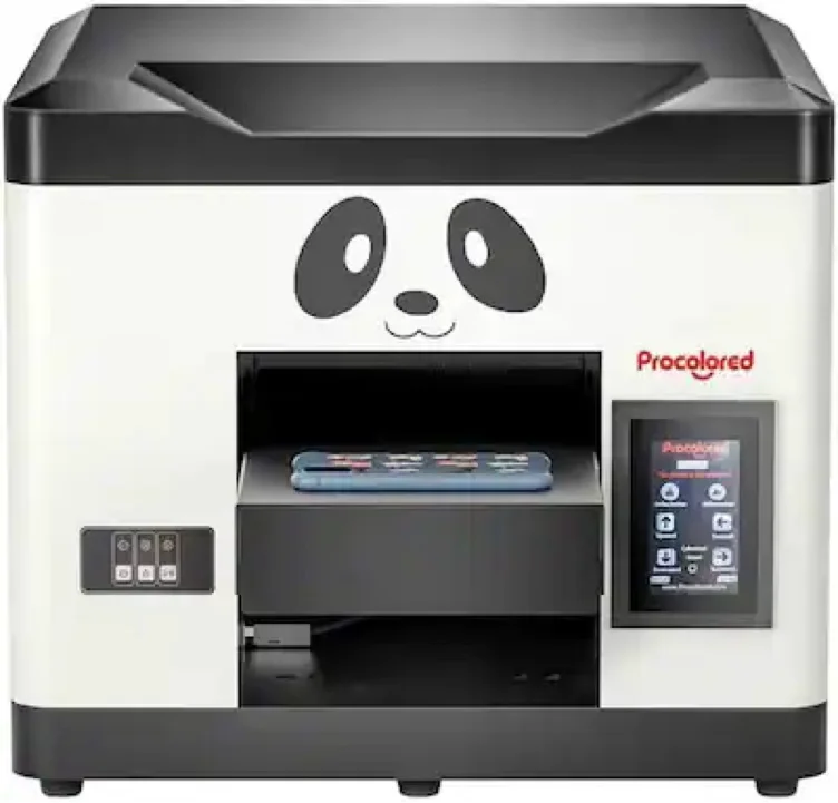 Procolored - V6 Panda UV Printer 6.7" A4 L800 for Acrylic,Metal,Leather,Golf,Bottle,Phone case and More