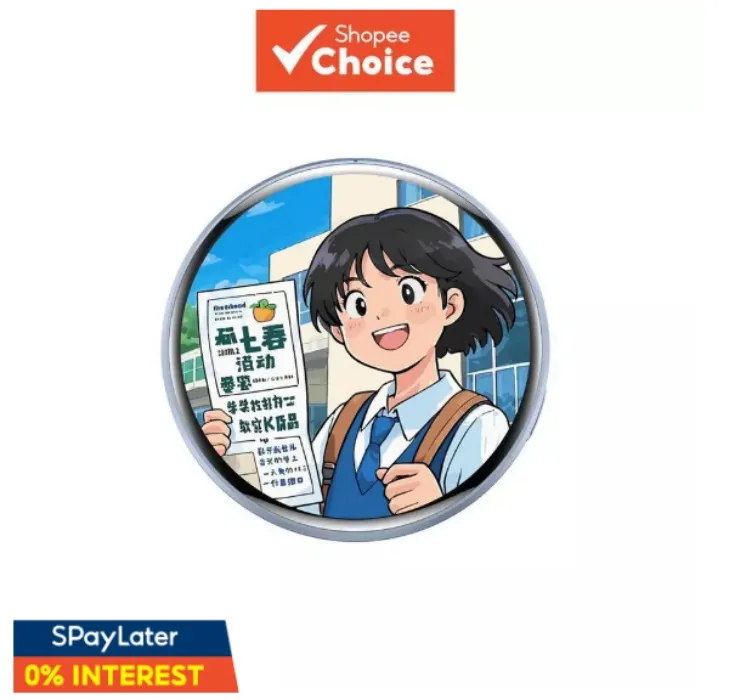 funny funky badge thats a mini screen to put my vtuber model on