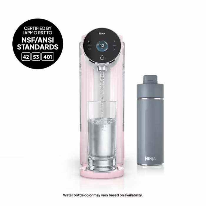 Amazon.com: Ninja HydraSense™ Intelligent Water Filtration System, WF1001WH1 | Dove White, Filters 80+ contaminants, Personalized Filter Life Tracking, No Installation Required, Includes 6-Month Filter : Sports & Outdoors