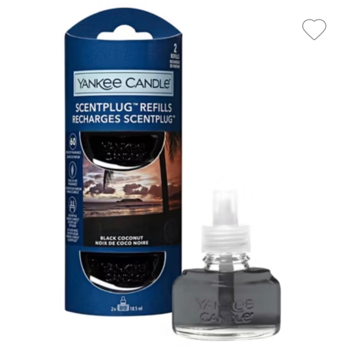 Yankee Candle Scent Plug Refill Black Coconut
