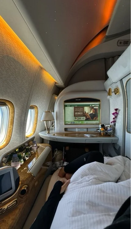 Business Class flight 