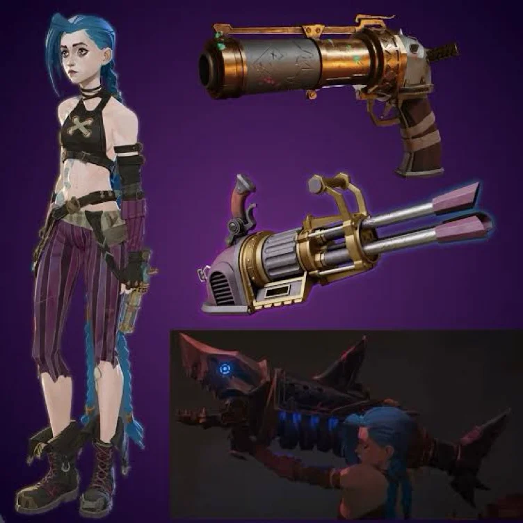 Jinx Gatling Gun (from blacklegstudio)