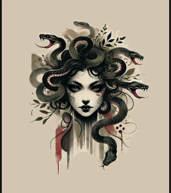 Medusa forearm tattoo