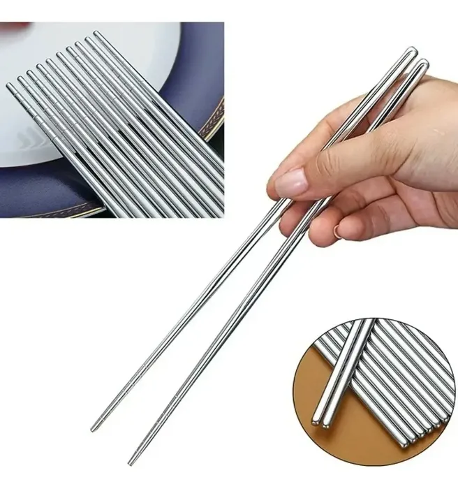 Metal Chopsticks (2 pairs)