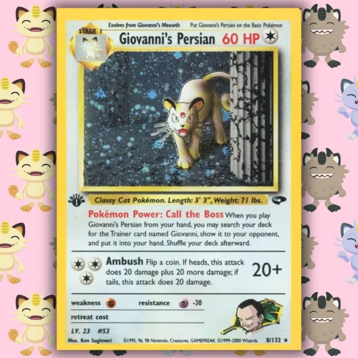 Meowth Collection - Giovanni's Persian (GC 1st)