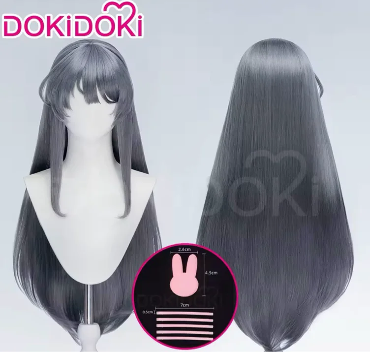 Perruque + barrettes mai sakurajima 